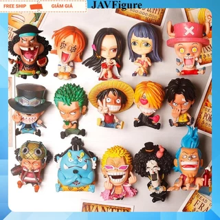 Mô hình One Piece chibi Luffy Zoro Sanji Ace Sabo Nami Robin Choper Usopp Brook Franky Jinbei Boa Hancok Doflamingo Kuma