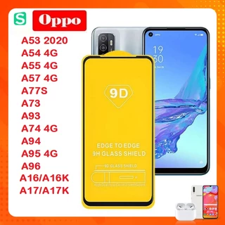 Kính Cường Lực Full màn OPPO A17 A17K A77S A96 A57 4G A76 A16K A95 4G A74 A54 A94 A53 A73 A93 full keo thế hệ mới