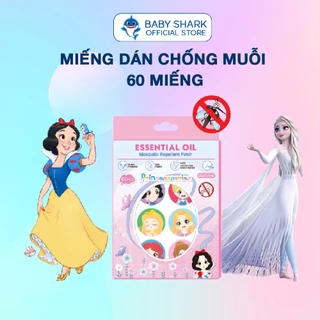 Miếng Dán Chống Muỗi Công Chúa 60 miếng/hộp Dành Cho Trẻ Em Chống Muỗi, Đuổi Muỗi Tiện Lợi, Hiệu Quả