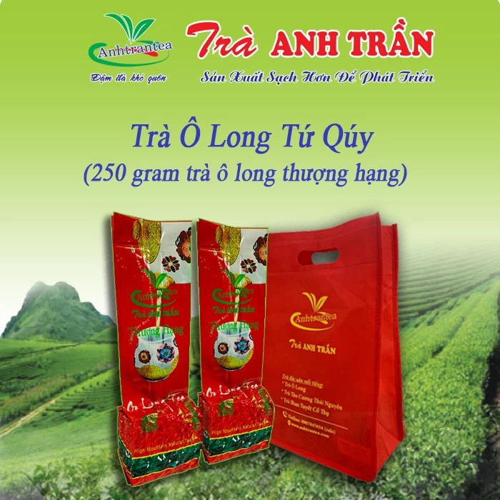 250g Trà Ô Long ( trà OoLong ) thượng hạng hương vị đặc trưng trà Ô Long