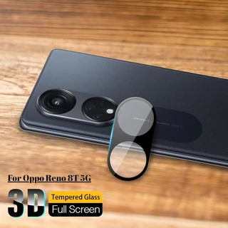 Miếng Dán Cường Lực Bảo Vệ Camera Màu Đen Cong 3D HD Cho OPPO Reno8T Reno8 T Reno 8T 8 T 5G A58 A78