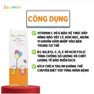 Vitamin Zeambi, Vitamin tổng hợp Zeambi (30ml)