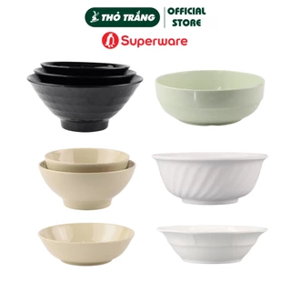 Tô nhựa Melamine cao cấp đa dạng mẫu mã, màu sắc Srithai Superware Thái Lan