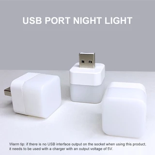 1 Đèn LED Tròn Mini Sạc USB Dùng Đọc Sách Bảo Vệ Mắt