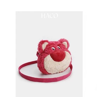 Túi Đeo Chéo Hình Chú Gấu Dâu Tây Lotso Disney Nhồi Bông Đáng Yêu