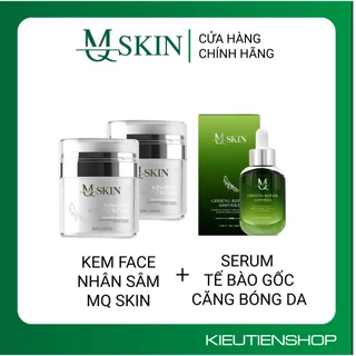 Combo Kem Face,Serum căng bóng MQ Skin dưỡng da sau tái tạo [HÀNG CHÍNH HÃNG]