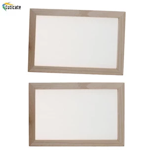 2x Gỗ Giấy Làm Khuôn Khung Màn Hình Cho Thủ Công DIY Giấy Thủ Công 20x30cm