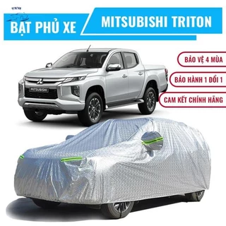 Bạt phủ xe bán tải Mitsubishi Triton 3 lớp chống nóng, chống thấm, chống bụi. Bạt phủ xe Triton, Bạt trùm xe hơi +