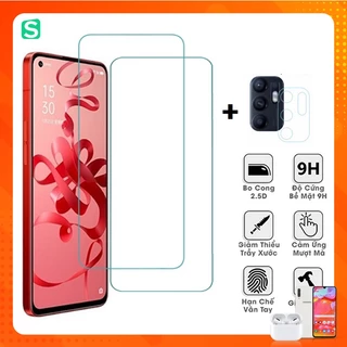 Kính cường lực Oppo Reno 8T 4G Reno 4 Reno 5 Reno 6 Reno 6 Z Reno 7 7 Z Reno 8 ( trong không Full  ) + Dán bảo vệ camera