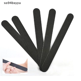 Xo94bsyyu Nail Art Black Sanding File Buffer cho Salon Làm móng tay UV Gel Polisher Tool 5 CÁI VN