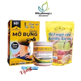 Bột ngũ cốc giảm mỡ bụng Mị Hương zero sugar - 250g - giảm cân, thải mỡ bụng