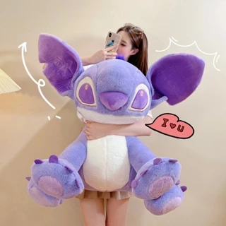 Thú Nhồi Bông Hình Stitch Màu Tím Dễ Thương Cho Bé