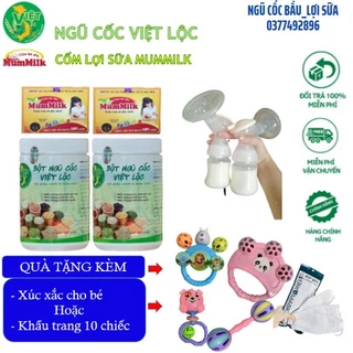 Ngũ cốc lợi sữa Việt Lộc và Cốm mummilk - Ngũ cốc bầu, ngũ cốc dinh dưỡng Việt Lộc - Chính hãng