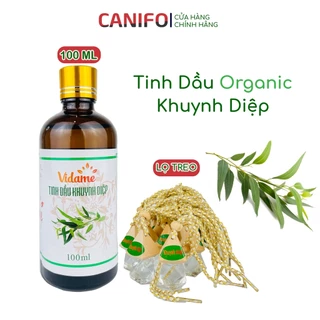 Tinh dầu khuynh diệp nguyên chất 100ml CANIFO có kiểm định chất lượng - Tinh dầu đuổi muỗi, khử mùi, xông phòng cho bé