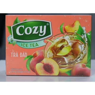 TRÀ COZY ICE TEA HƯƠNG CHANH - HƯƠNG ĐÀO 270G (Bao bì mới)