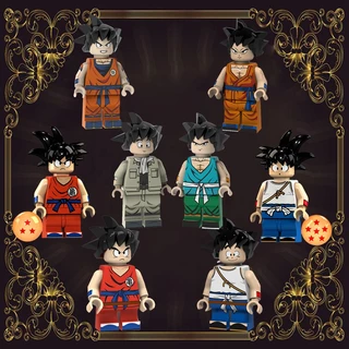 Goku Quà Tặng Sinh Nhật Đồ Chơi Giáo Dục Cho Trẻ Em DIY Khối Xây Dựng Minifigures Gạch Phim