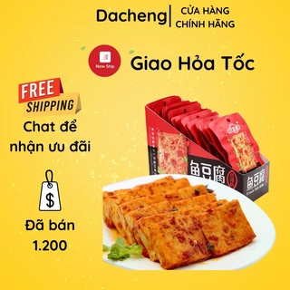 Chả cá đậu phụ cay ăn liền Hồ Nam 1 gói 26gr đồ ăn vặt Sài Gòn vừa ngon vừa rẻ | Dacheng Food