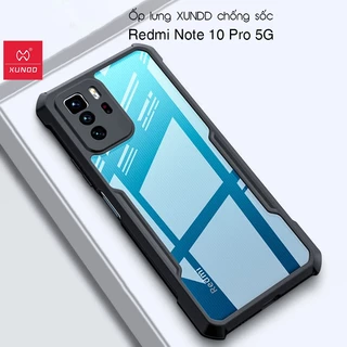 [Hỏa Tốc HCM] Ốp lưng XUNDD Redmi Note 10 Pro 5G - Mặt lưng trong, Viền TPU, Chống sốc