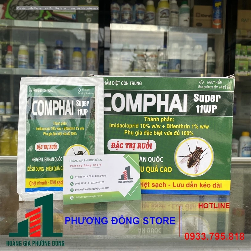 Thuốc diệt ruồi Comphai super 11WP 20g