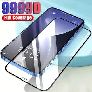 Kính cường lực 9D toàn màn hình cho For iPhone 15 14 13 12 Mini 11 Pro 6 6S 7 8 plus X XS MAX XR SE 2020