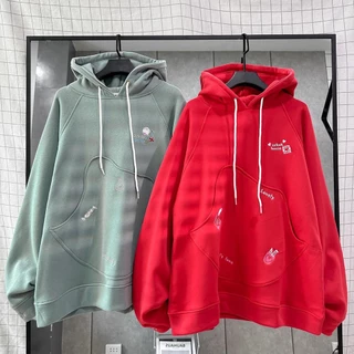 Áo Hoodie BREAD thu đông form rộng UNISEX nam nữ- áo khoác vải nỉ bông mềm mịn, dày dặn GIDI