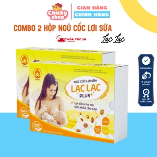 Combo 2 hộp ngũ cốc lợi sữa Lạc Lạc (39 loại hạt)