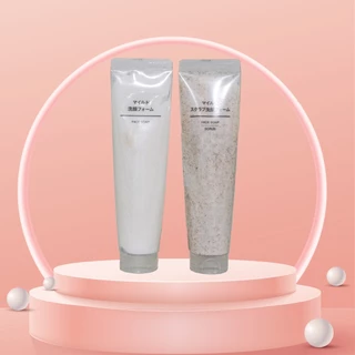 Sữa Rửa Mặt Tẩy Da Chết Muji Face Soap Scrub