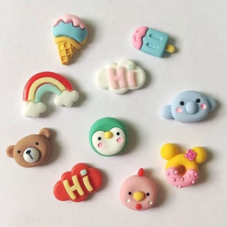 Sticker Dán 3D/2D Cute Dễ Thương Dùng Để Dán Bình Nước, Cốc Sứ, Ốp Điện Thoại, Dép