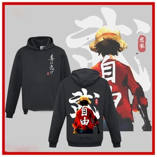 Top 4 Áo Hoodie One Piece Anime in hình Luffy Gear 5 Nika mẫu mới siêu đẹp, chất nhất