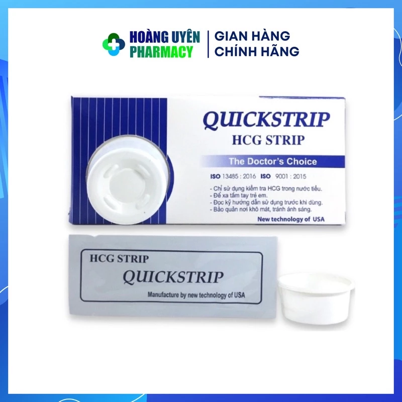 [Che tên] Que thử thai Quickstrip/ Quickseven