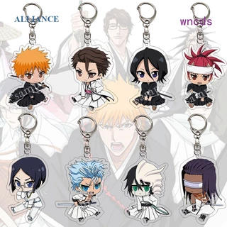 Móc Chìa Khóa Bằng Acrylic Hình Kurosaki Ichigo Ishida Uryuu Kuchiki Rukia Hoạt Hình Bleach