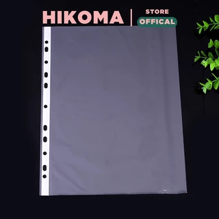 Túi sơ mi đục lỗ đụng tài liệu a4 cao cấp - tập 100 tờ - Túi đựng tài liệu a4 giá rẻ - HIKOMA STORE