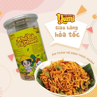 Khô gà lá chanh Trạm ngọt Yumi đồ ăn vặt thịt xé sợi thơm ngon