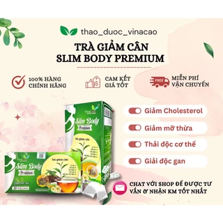 Trà giảm cân Slim Body Premium - Giảm cân, giảm mỡ máu, thanh nhiệt, mát gan