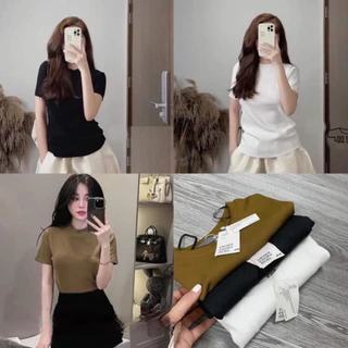 Áo thun tăm chất mát phom babytee