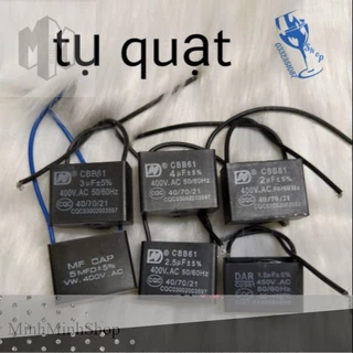 Tụ quạt 400VAC 1,5uf -2uf-2,2uf-2,5uf-3uf-4uf-5uf