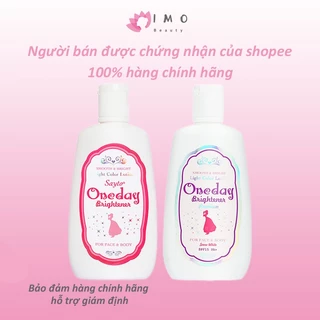 Sữa dưỡng thể Oneday Brightener Nhật Bản 120ml kem kem dưỡng ẩm làm trắng