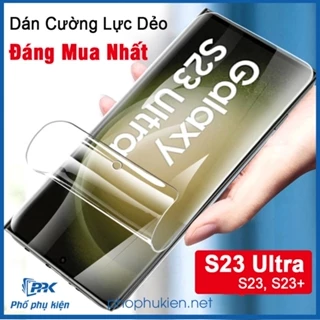 Dán cường lực dẻo Samsung S23 Ultra, S24 Ultra, S23 Plus, S22 Ultra, S21 Ultra, Note 20 Ultra full màn hình PPF Cao Cấp