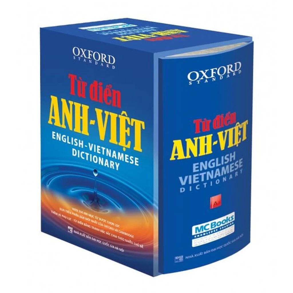 Sách -Từ Điển Oxford Anh Việt 350.000 Từ (Hộp Cứng Xanh)