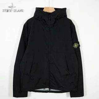 Stone Island Áo Khoác Chống Gió Chống Nước Có Khóa Kéo Thời Trang Cho Cặp Đôi