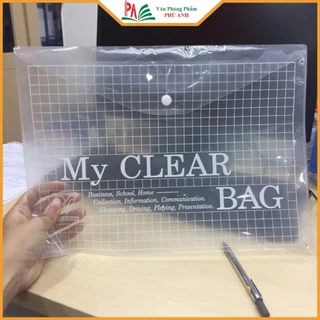 Bìa Nút A4 My Clear Bìa đựng hồ sơ