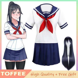 Bộ Đồng Phục Hóa Trang Nữ Sinh Nhật Bản Seifuku Anime Yandere