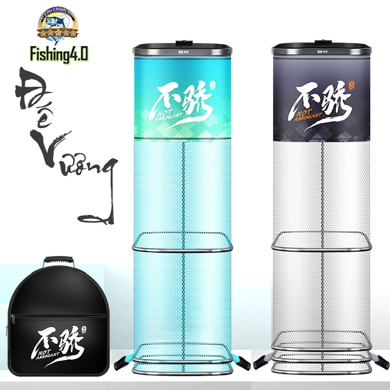 Rọng Đựng Cá Đế Vương BENNUO - Rọng Cá Vuông Hợp Kim Magie - Siêu Cứng Siêu Bền - BB12