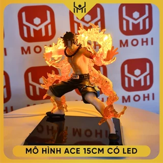 [No box, giá rẻ] - Mô Hình ACE Cao 15cm đế không chữ, Figure Tượng Portgas D. Ace F.zero, mô hình One Piece