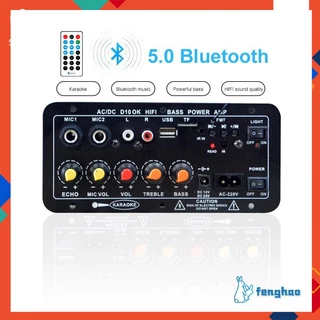 Bảng Mạch Khuếch Đại Âm Thanh Nổi Bluetooth Kỹ Thuật Số Ac 220V 12V 24V Loa Siêu Trầm Micro Kép Bộ Khuếch Đại Karaoke Cho Loa 8-12 Inch Fenghao. Vn