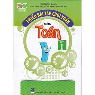 Sách - Phiếu bài tập cuối tuần môn Toán lớp 1 (Kết nối tri thức với cuộc sống)