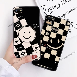 Ốp lưng Oppo A3s / A1k / Realme C1 / Realme C2 caro mặt cười cute, giá rẻ cực đẹp nhiều mẫu ốp gấu