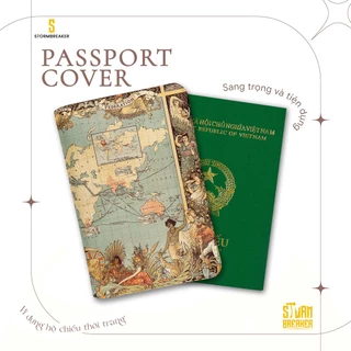 Bao Da Hộ Chiếu - Ví Đựng Passport Du Lịch ( in tên cá nhân ) Explore Travel - PPT232 STORMBREAKER