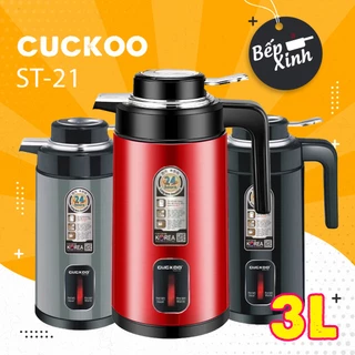 ấm đun nước siêu tốc giữ nhiệt kiêm phích nước 2 lít 1500w lõi inox 304 cao cấp CUCKOO ST21