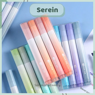 Set bút highlight pastel ombre SEREIN bút dạ quang đánh dấu ghi nhớ cute dễ thương văn phòng phẩm phong cách Hàn Quốc